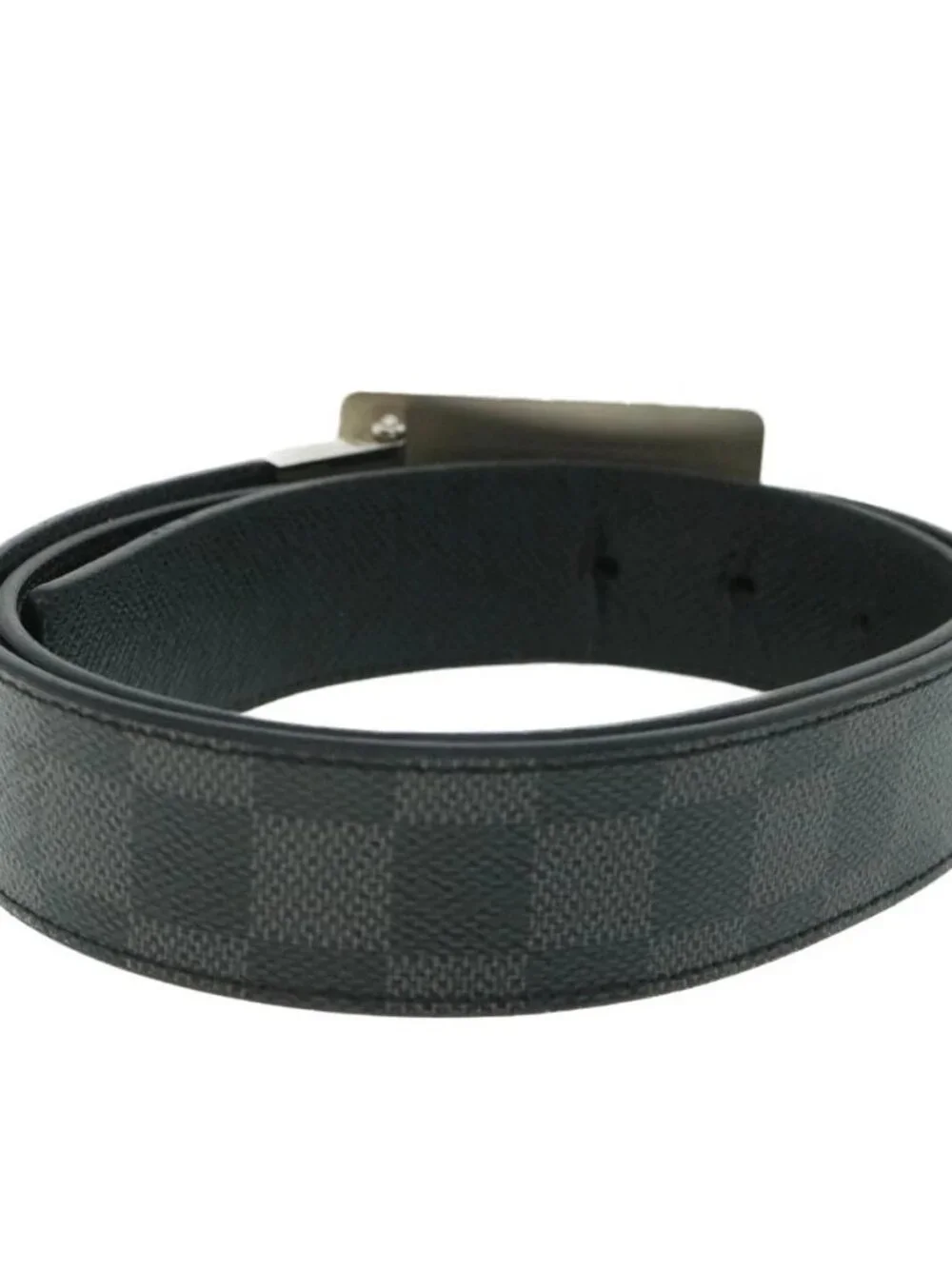 LOUIS VUITTON Damier Graphite Ceinture Inventeur Tour Belt - Picture 3 of 12
